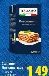 Promotie: Italiamo Bechamelsaus
