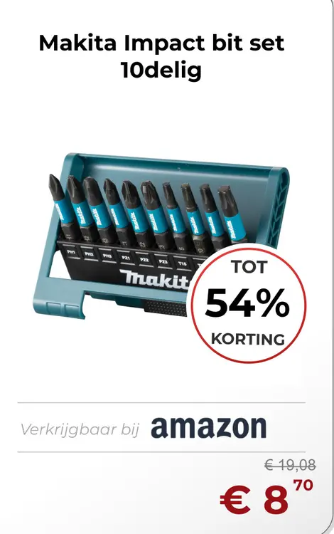 Aanbieding: Impact bit set