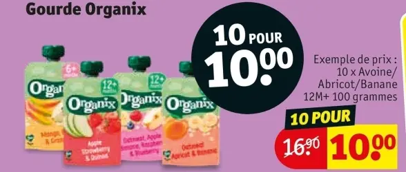 Offre: Gourde Organix