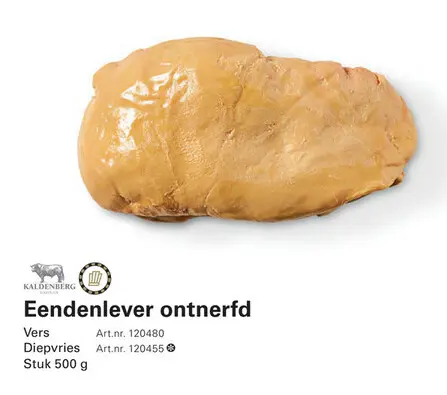 Aanbieding: Eendenlever ontnerfd