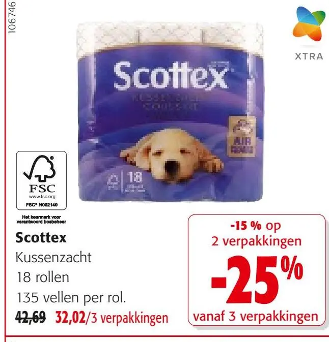 Promotie: Scottex Kussenzacht