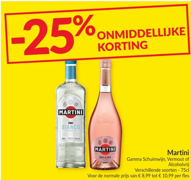 Promotie: Martini Gamma Schuimwijn, Vermout of Alcoholvrij