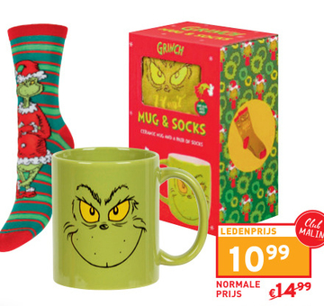 Aanbieding: GRINCH MUG & SOCKS