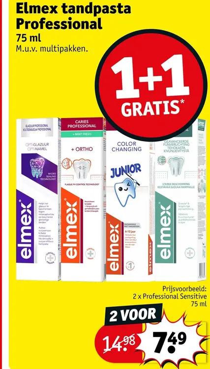 Promotie: Tandpasta Professional