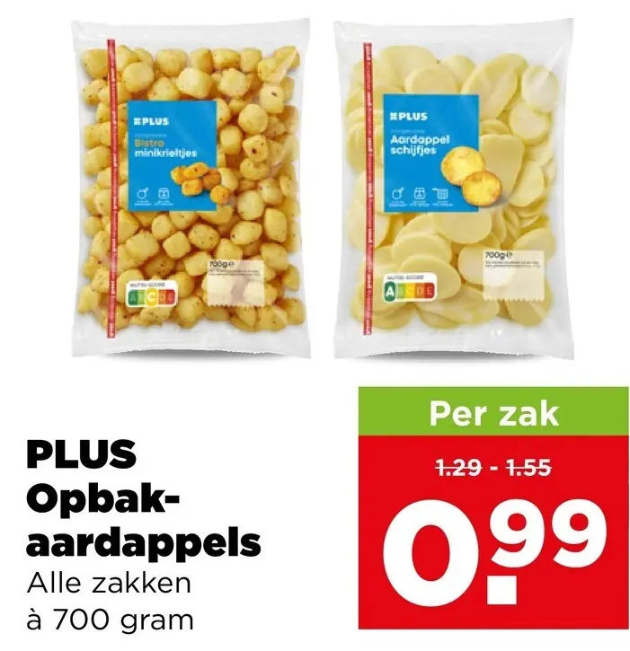 Aanbieding: PLUS Opbakaardappels