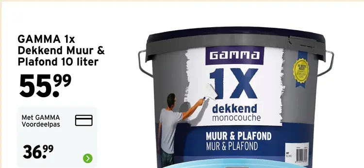 Aanbieding: Dekkend Muur & Plafond