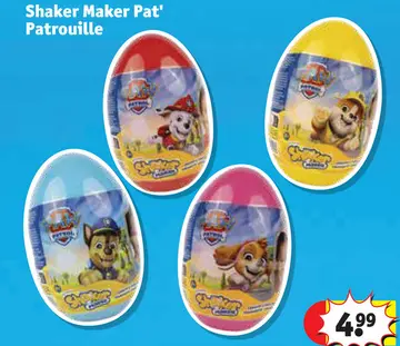 Offre: Shaker Maker Pat Patrouille