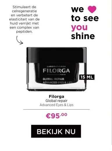 Aanbieding: Global repair Advanced Eyes & Lips