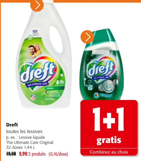 Offre: Toutes les lessives