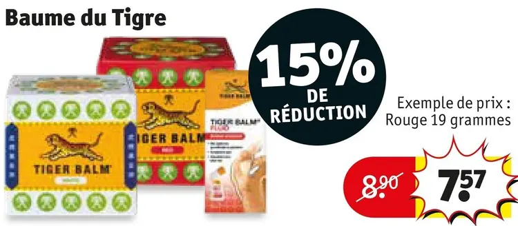 Offre: Baume du Tigre