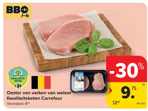 Promotie: Oester van varken van weleer