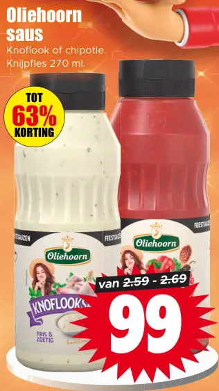 Aanbieding: Oliehoorn saus