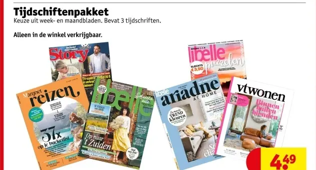 Aanbieding: Tijdschriftenpakket