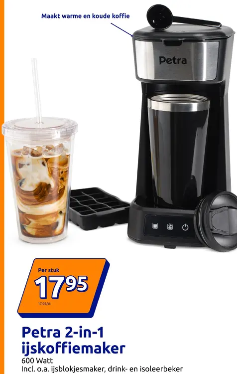 Promotie: 2-in-1 ijskoffiemaker