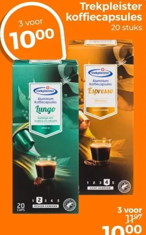Aanbieding: koffiecapsules