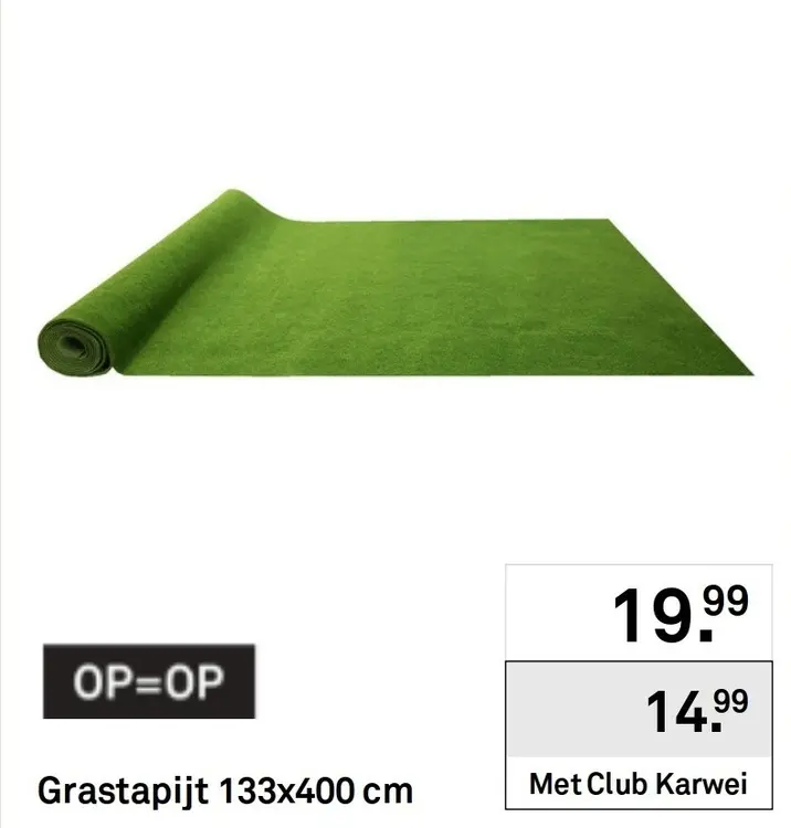 Aanbieding: Grastapijt