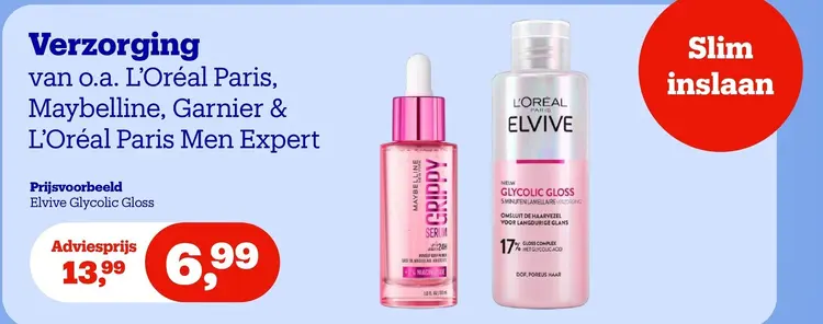 Promotie: Verzorging van o.a. L'Oréal Paris, Maybelline