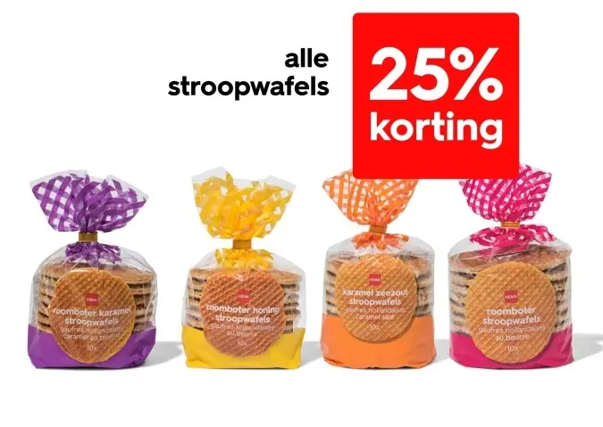 Aanbieding: Alle stroopwafels