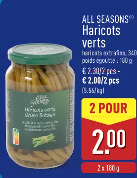 Offre: Haricots verts