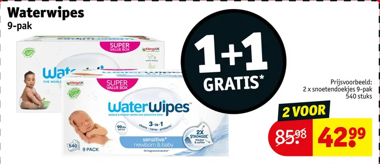 Promotie: Waterwipes
