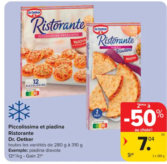 Offre: Piccolissima et piadina Ristorante