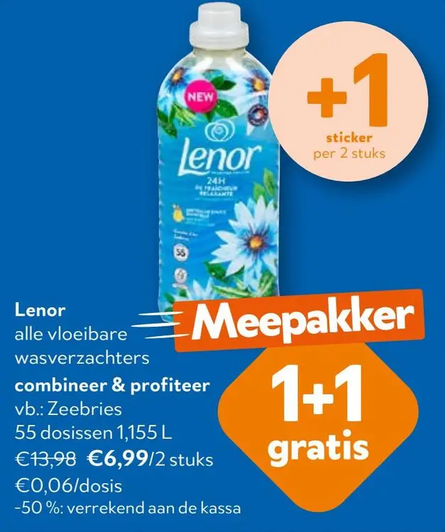 Aanbieding: Alle vloeibare wasverzachters