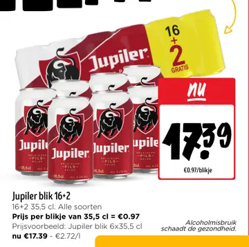 Aanbieding: Jupiler blik
