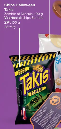Promotie: Takis Chips Halloween