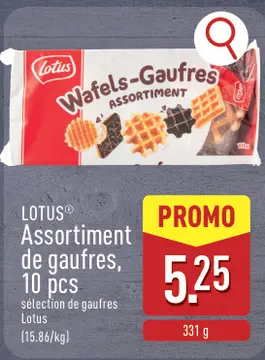 Offre: Assortiment de gaufres