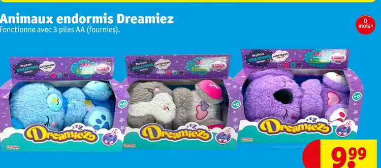 Offre: Animaux endormis Dreamiez