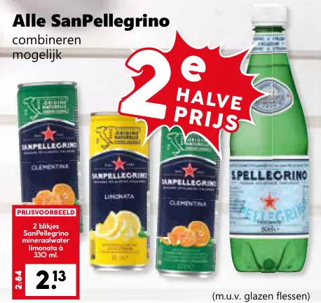 Aanbieding: Alle SanPellegrino