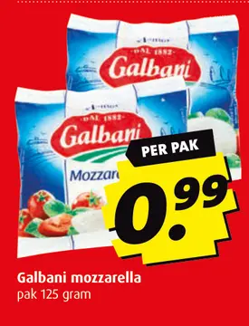 Aanbieding: Galbani mozzarella