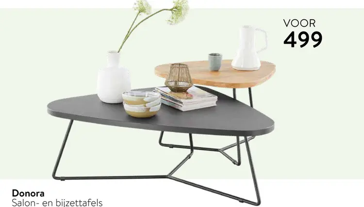 Aanbieding: bijzettafels