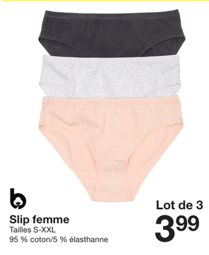 Offre: Slip femme