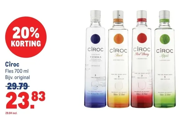 Aanbieding: Cîroc