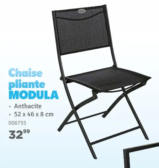 Offre: Chaise pliante MODULA
