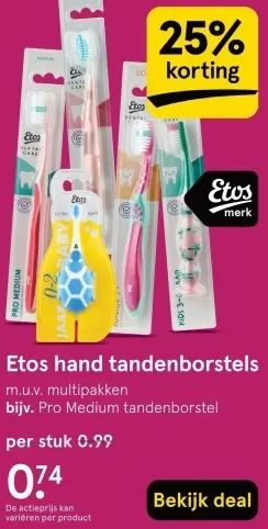 Aanbieding: Hand tandenborstels