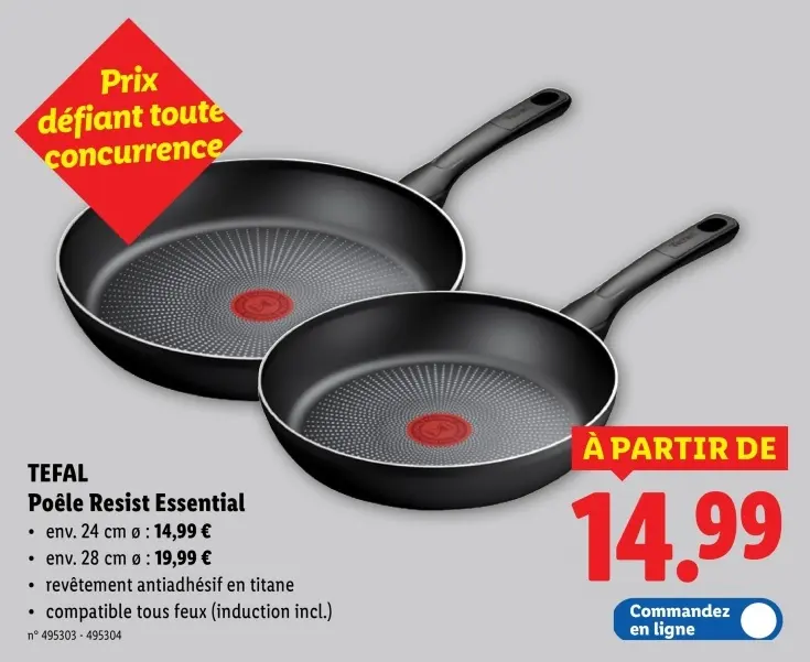 Offre: Poêle Resist Essential