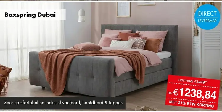 Aanbieding: Boxspring Dubai