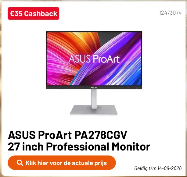 Promotie: ASUS ProArt PA278CGV