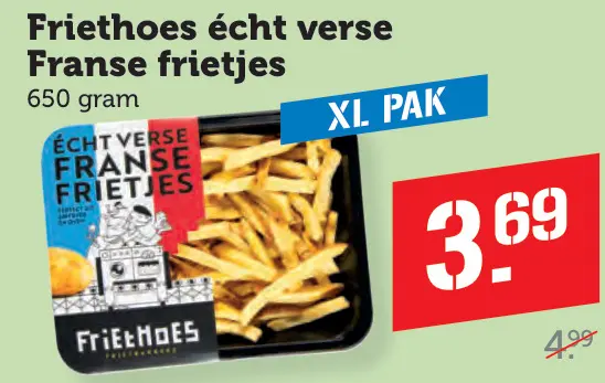 Aanbieding: Franse frietjes
