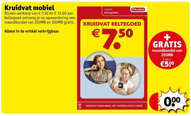 Aanbieding: Kruidvat mobiel