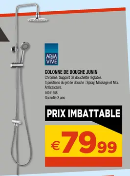 Offre: COLONNE DE DOUCHE JUNIN
