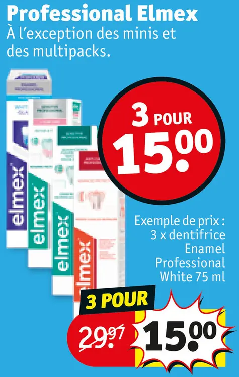 Offre: Professional dentifrice