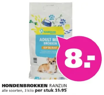 Aanbieding: Ranzijn Hondenbrokken alle soorten