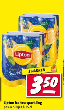 Aanbieding: Lipton ice tea sparkling
