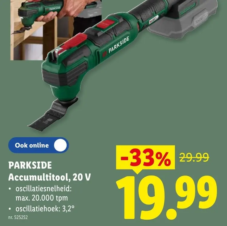 Promotie: Accumultitool, 20 V