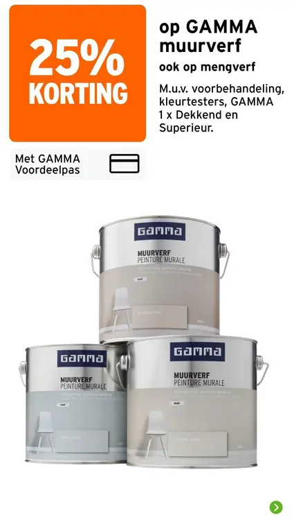 Aanbieding: Muurverf