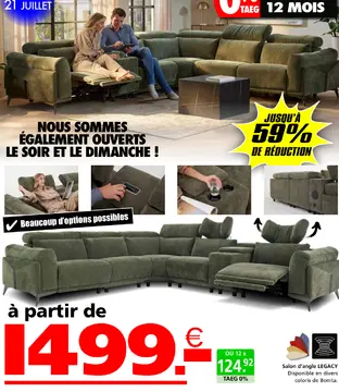 Offre: Salon d'angle LEGACY