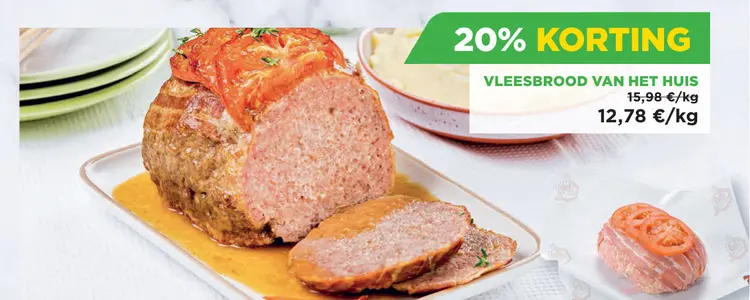 Promotie: Vleesbrood van het huis